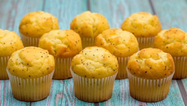 Zitronen-Mohn-Muffins