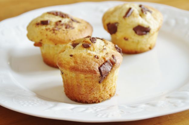 Muffins mit Schokosplittern