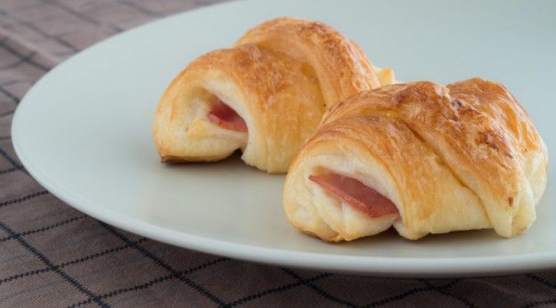 Käse-Schinken-Croissants