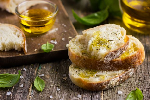 Macht ein Parmesan-Olivenöl