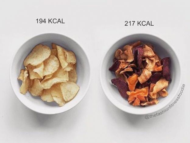 KARTOFFELCHIPS VS. GEMÜSECHIPS