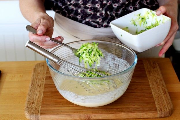 Zucchini hinzugeben