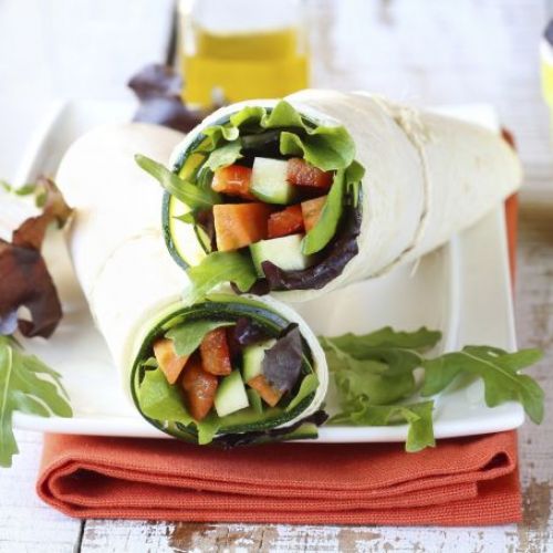 Melonen-Wraps