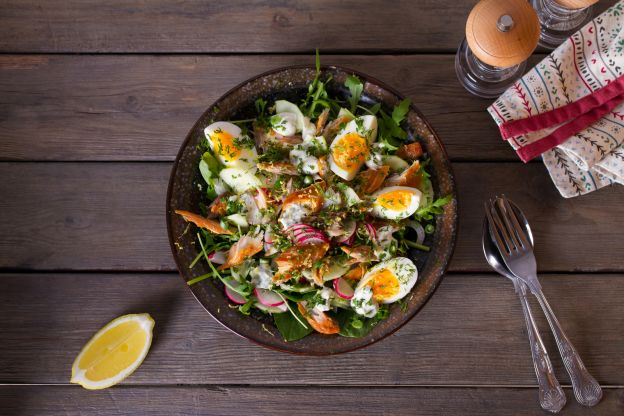 Kartoffelsalat mit Makrele