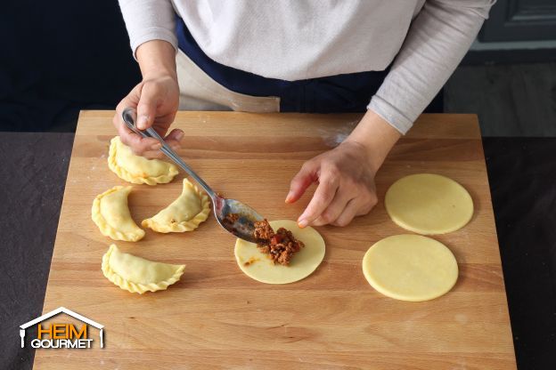 Zubereitung der Empanadas