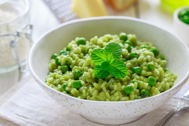 Erbsen-Risotto