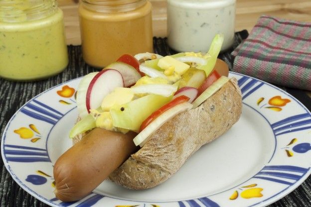 Vegetables Hotdog