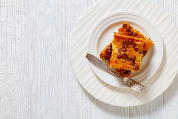 Kürbiskuchen mit Schokolade