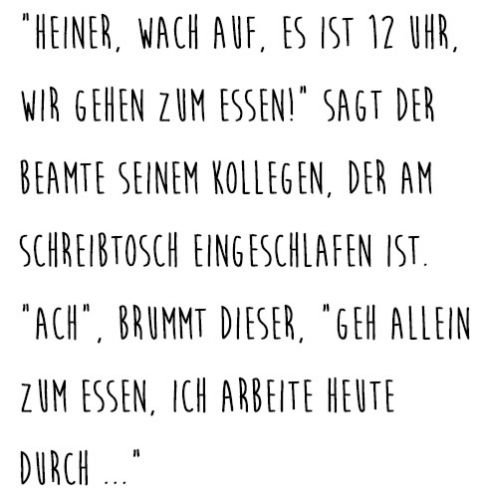 Beamten und ihre Arbeitsmoral... ;)