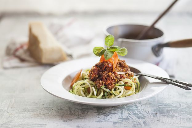 Zucchinispaghetti Bolognese