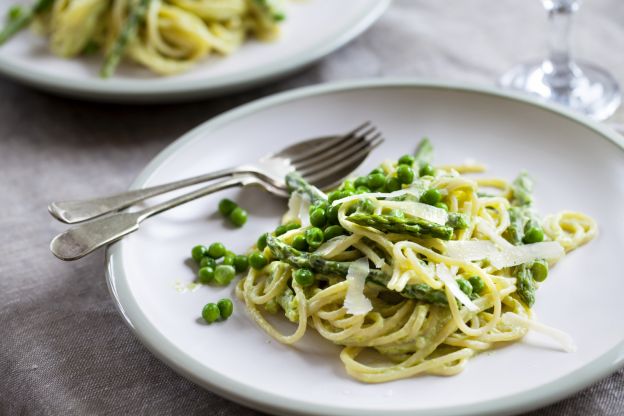 Pasta mit Frühlingsgemüse