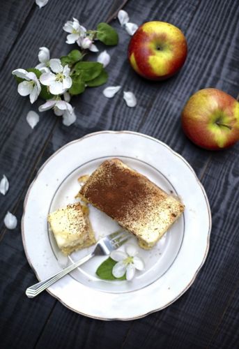 Tiramisu mit Äpfeln