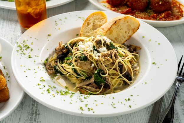 Pasta mit Pilz-Marsala-Soße