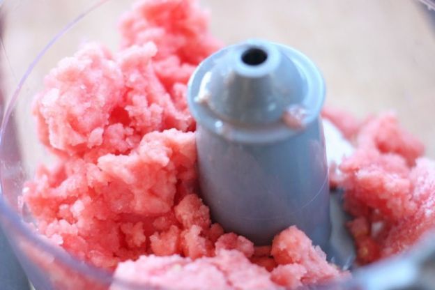 Schnelles Wassermelonensorbet