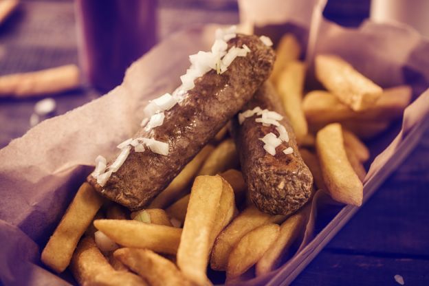 Holländische Frikandeln vom Grill