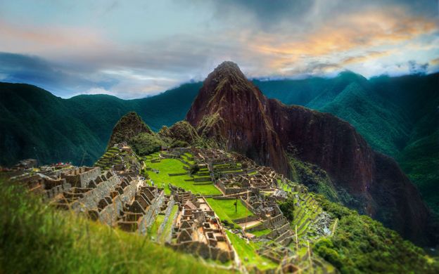 Den Machu Picchu hochwandern, Peru