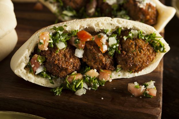 Falafel Sandwich im Libanon / Israel