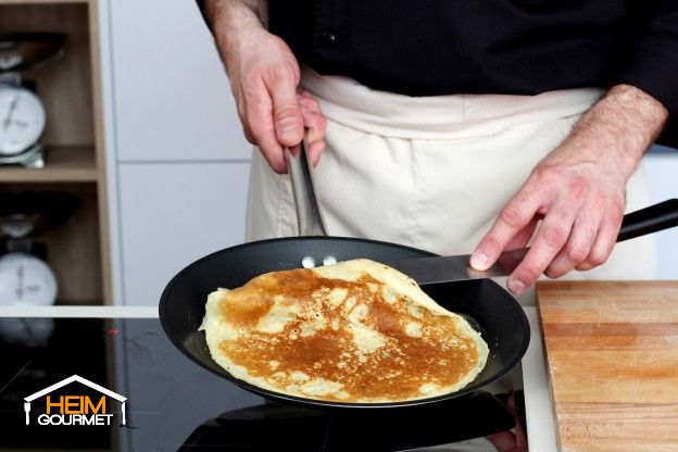 Die anderen Crêpes zubereiten