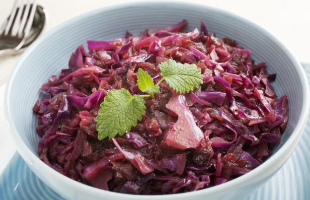 Apfelrotkohl