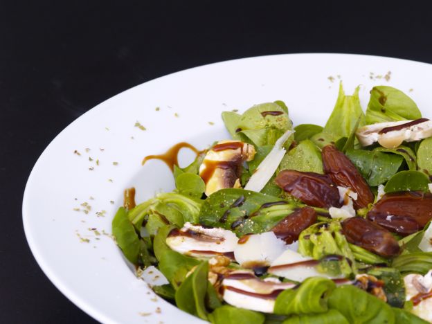 Feldsalat mit Champignons