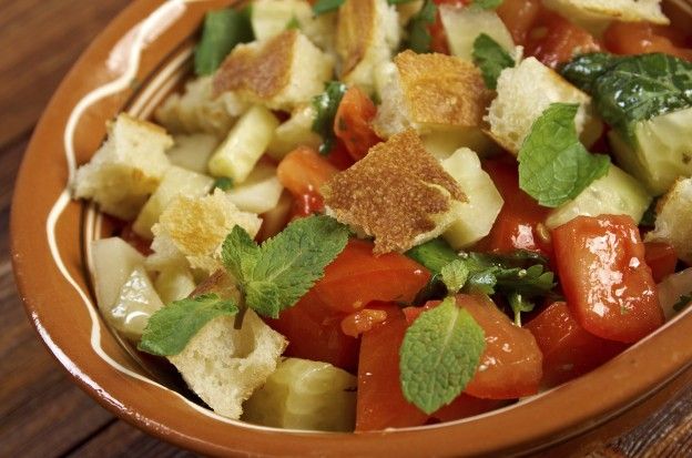 Rohkostsalat: Fattoush