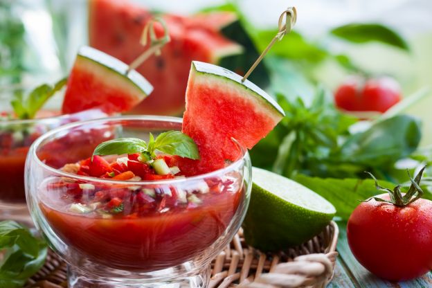 Melonen-Gazpacho