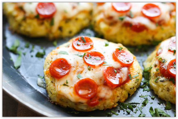 15. Mini Blumenkohlpizzen