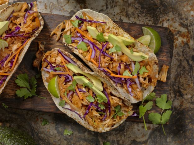 Vegane Pulled Jackfruit Tacos