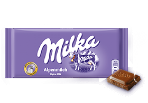 AlpenmilchSchokolade von Milka