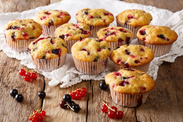 Johannisbeer-Muffins