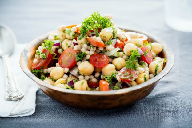 Kichererbsensalat mit Fenchel