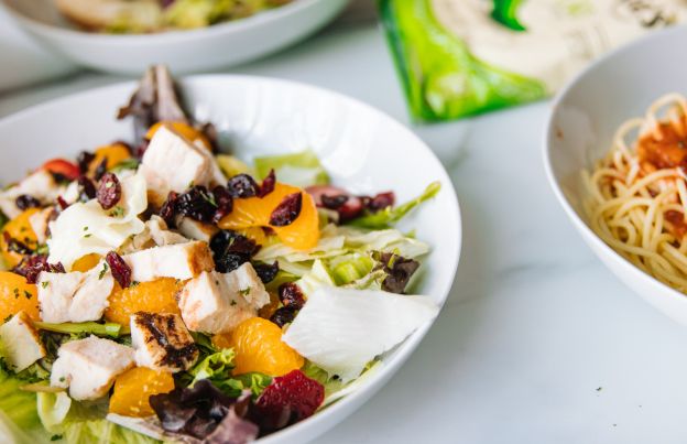 Hühnchensalat mit Mandarine