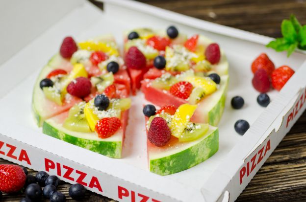 Wassermelonen Pizza