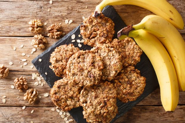 Haferflocken-Cookies mit Bananen