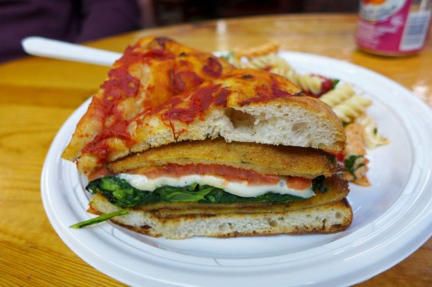 Sandwichbrot-Pizza