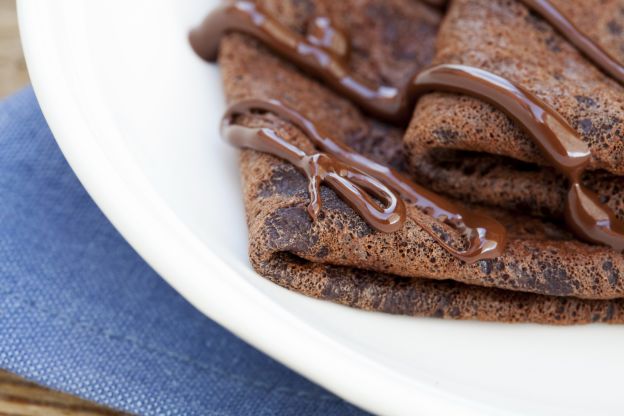 nutella-crêpes mit SCHOKO-TOPPING