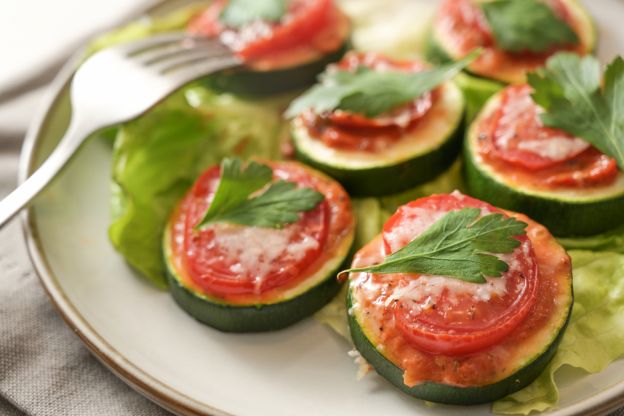 Mini Zucchini Pizzen