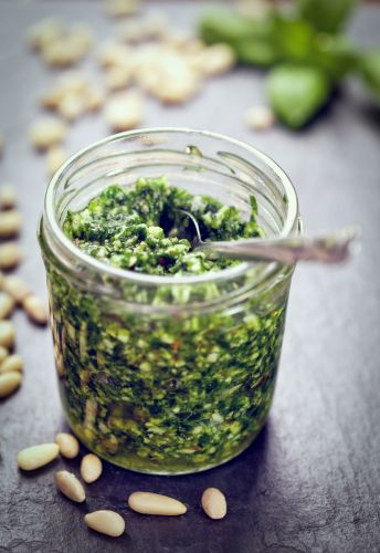 Selbstgemachtes Pesto