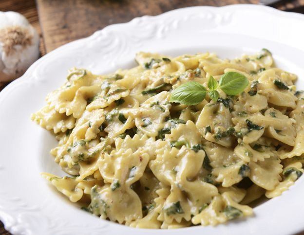 Pasta mit Frischkäsesauce