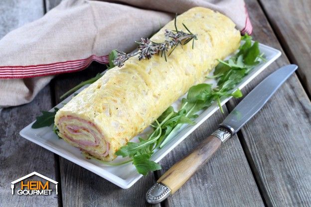 Herzhafte Quiche aus Kartoffelteig mit Kochschinken & Emmentaler