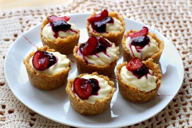 Mini-Kirsch-Cheesecake