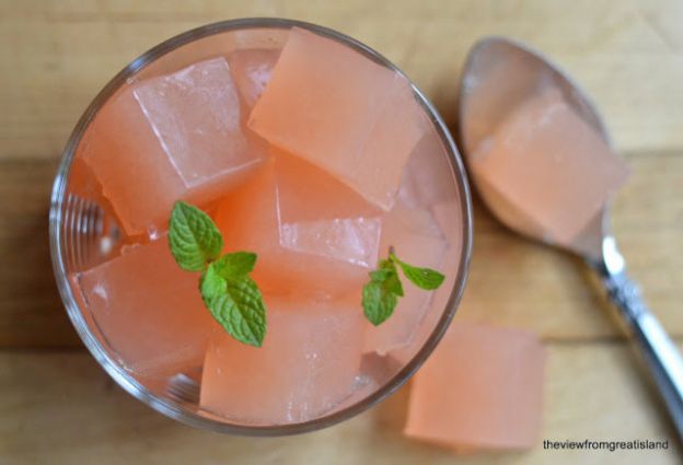 Wackelpudding mit Grapefruit