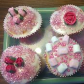 Bachelorette Cupcakes - Schritt 1