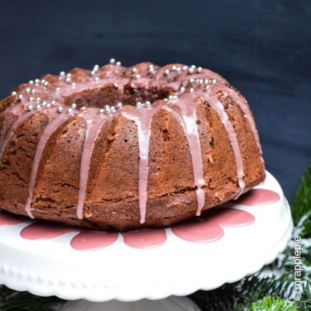 Glühweingugel mit Cranberries