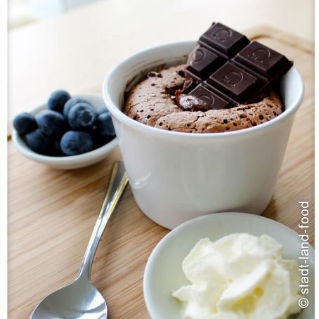 Warmer Tassen Schokoladenkuchen