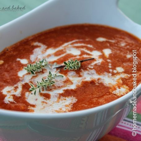 Geröstete Tomatensuppe