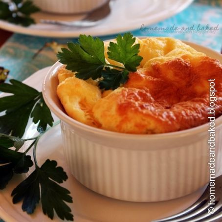 Luftiges Käse-Soufflé