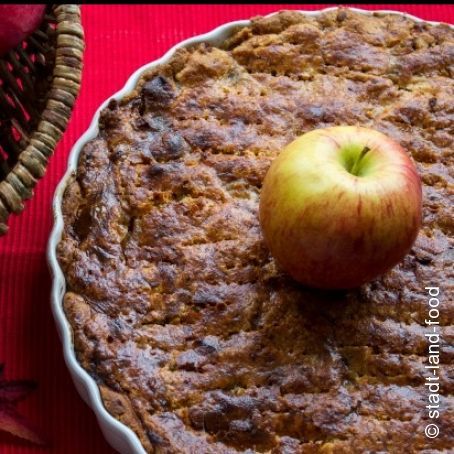 Bratapfel-Pie (Gedeckter Apfelkuchen)