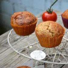 Zucchini-Mais-Feta-Muffins