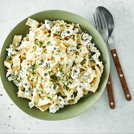 Pasta mit Blauschimmelkäse